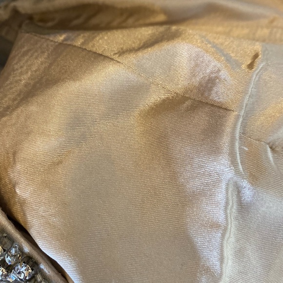 Jovani Crystal champagne gown size 2 - Picture 14 of 15